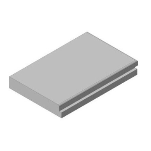 Šamotová deska spodní, pravá KV DYNAMIC WB 2G 66.50.01 (P) 